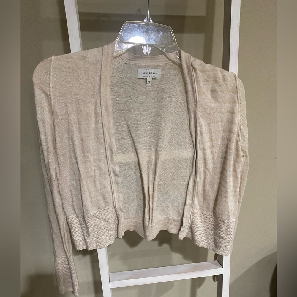 Lucky Brand Light Beige Women Sweater- size X-Small-89